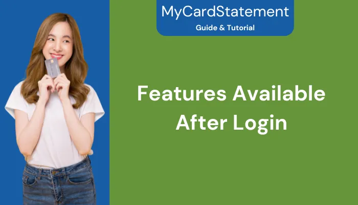 Features Available After Login Features Available After Login