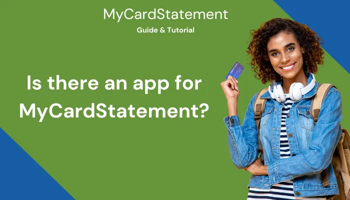 Is there an app for MyCardStatement?